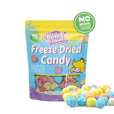 Bekukan Puff Renyah Kering (Warna Alami)